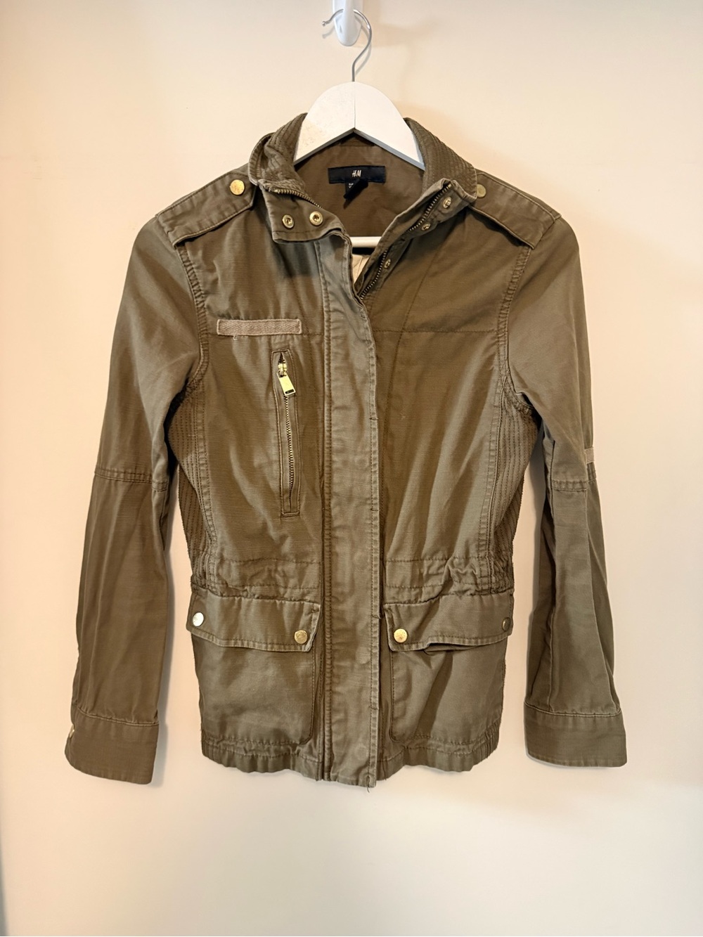 H&M Olive Utility Jacket - Women's Size 2